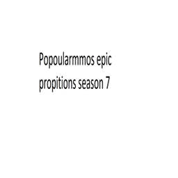 popularmmos Proportition  Season 7 logo
