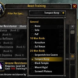 MalfUI: Beast Training Filter logo