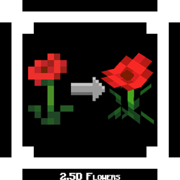 Flowers 2.5D logo