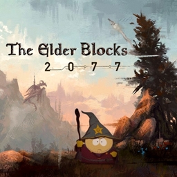 Elder Blocks 2077 logo