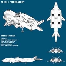 M-GS-1 Liberator Battle Cruiser logo