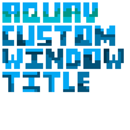 Custom Title  logo