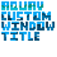 Custom Title  logo