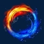 Fire Vs Water (dragons) logo