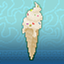 Visually okay looking vanilla ice-cream logo