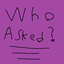 Who Asked? logo