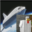 mine space craft logo
