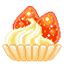 Strawberry Custard [Fabric Only] logo