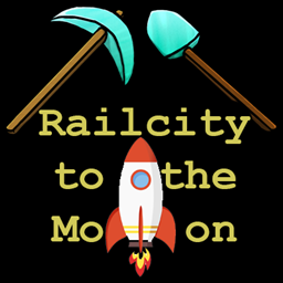 Railcity to the Moon logo