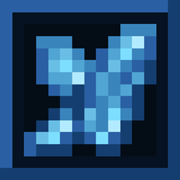 Blue Candy instead of Amethyst logo
