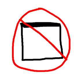 Borderless logo