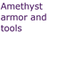 Amethyst Armor and Tools logo