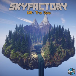 LennyK's Skyblock with the bois logo
