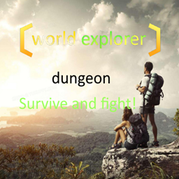 world explorer dungeon logo