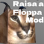 Raisa a super small floppa logo