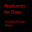 ResourcesForDays - A CoobleForDays Addon logo