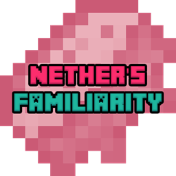 Nether's Familiarity: Nether's Exoticism retextured logo