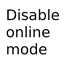 Disable online mode logo