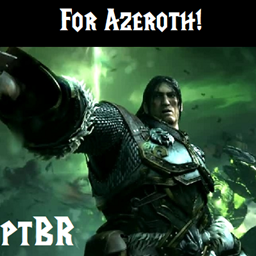 For Azeroth! - ptBR logo