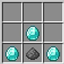 With diamond mining logo
