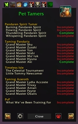 Daily Global Check_Pet Tamers