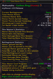 myHonor addon logo