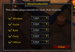 MiraChatNotifier addon logo
