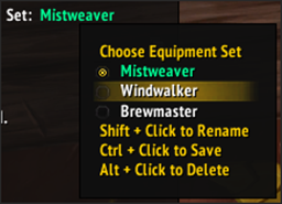 ElvUI Equipment Sets Datatext logo