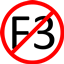 No F3 logo