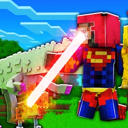 SuperHeroes with Dinosaurs logo