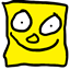 sponge bob mac and cheese boss (Fabric) logo
