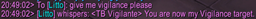 TB Vigilante logo