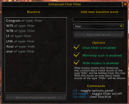 Enhanced Chat Filter project image
