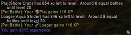 Battle Pet XP To Level