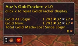 Auz's GoldTracker