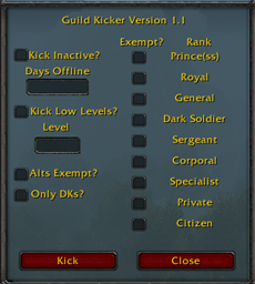 Guild Kicker logo