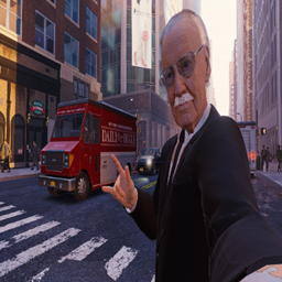 Play as Stan Lee logo