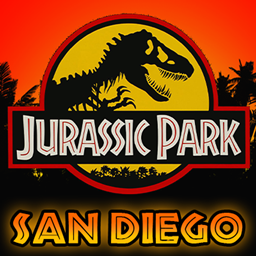 Jurassic Park San Diego | TAM logo