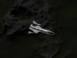 YF-12A blackbird replica with infernal robotics MOD logo