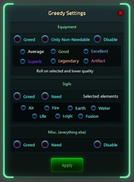 Greedy project avatar