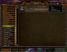 Account Achievement Filter project image