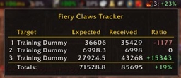 Fiery Claws Tracker project image