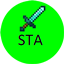 Swords, Tools and Armor+(STA) logo