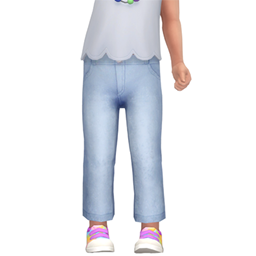 SASHA - toddler jeans logo