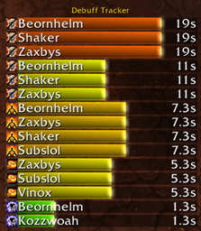 Debuff Tracker - World of Warcraft Addons - CurseForge