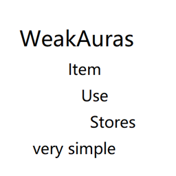 WeakAuras ItemUseStores logo