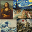 Famous Paintings On the game logo