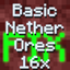 Basic Nether Ores 16x Fix logo