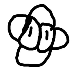 the flatest survival logo