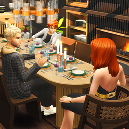Stylish Wood - Fancy Dining CC Pack